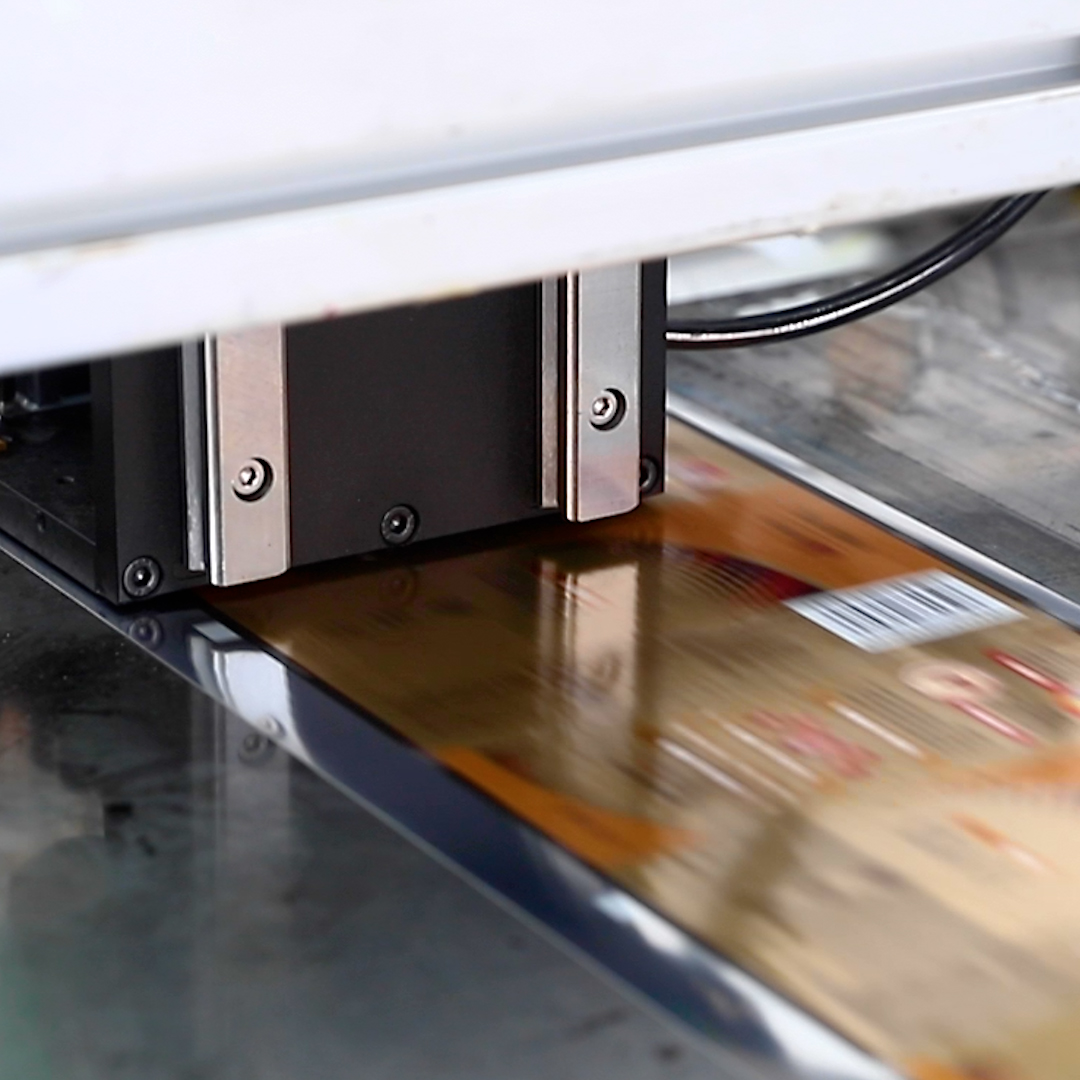 High Speed Offline Label Web Digital Printing Inkjet Printer With Camera Inspection System
